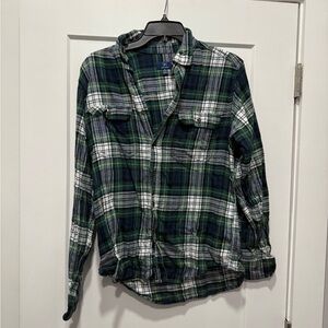 George Teal and Navy Plaid Shirt